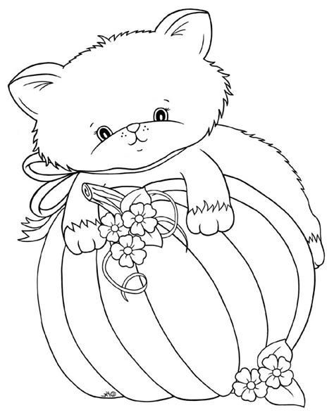 Cute Fall Coloring Pages Printable
